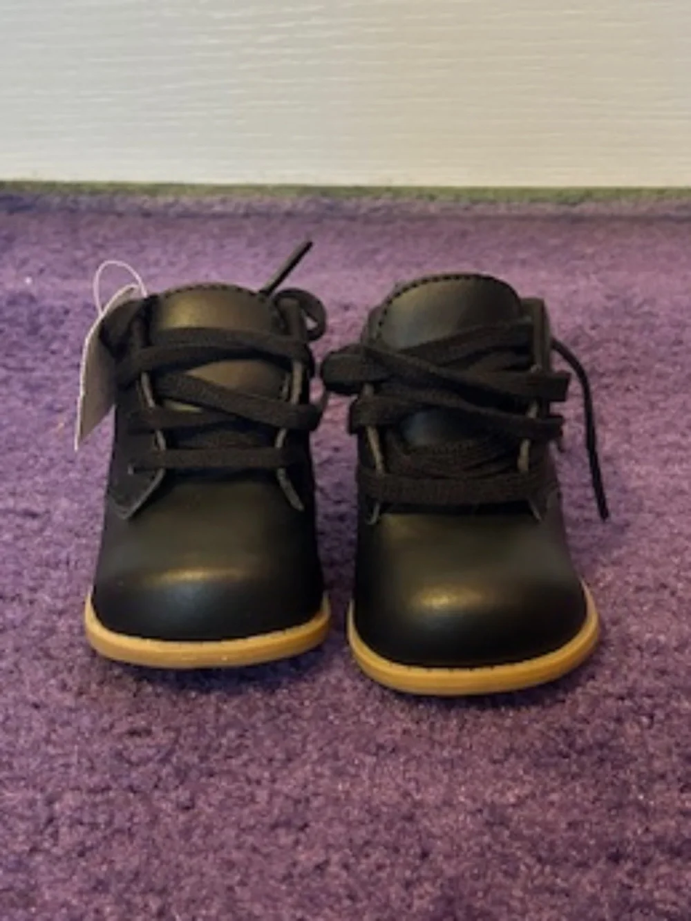 Tiny Toes -black dress baby shoes, Size 2, NWT